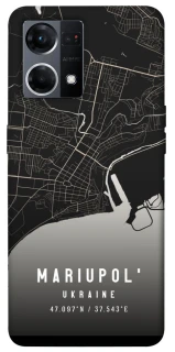 Чехол на Oppo Reno 7 4G Mariupol map фото 1 из 1