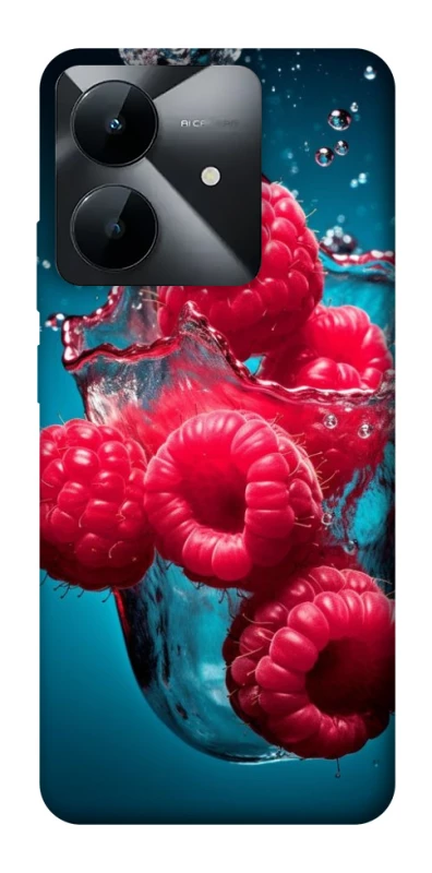 Чехол на Realme Note 60x Малинка в воде фото 1 из 1