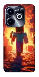 Чехол на Infinix Hot 40i Minecraft adventure фото 1 из 1