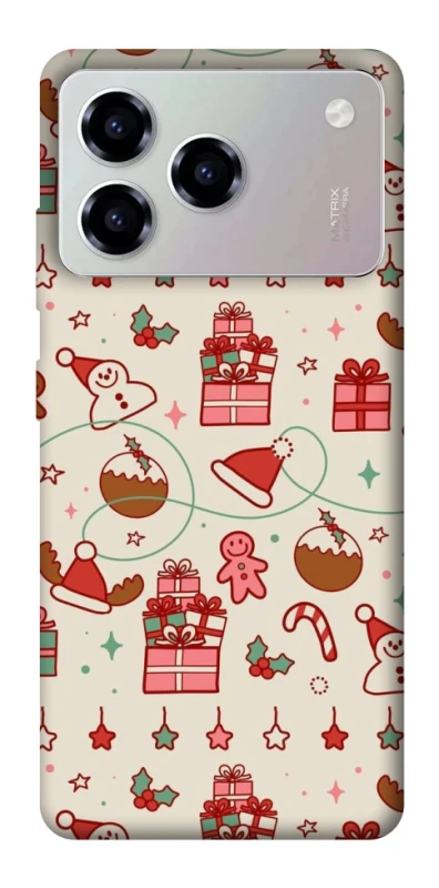 Чохол на ZTE Blade A76 Новорічний v14 фото 1 з 1