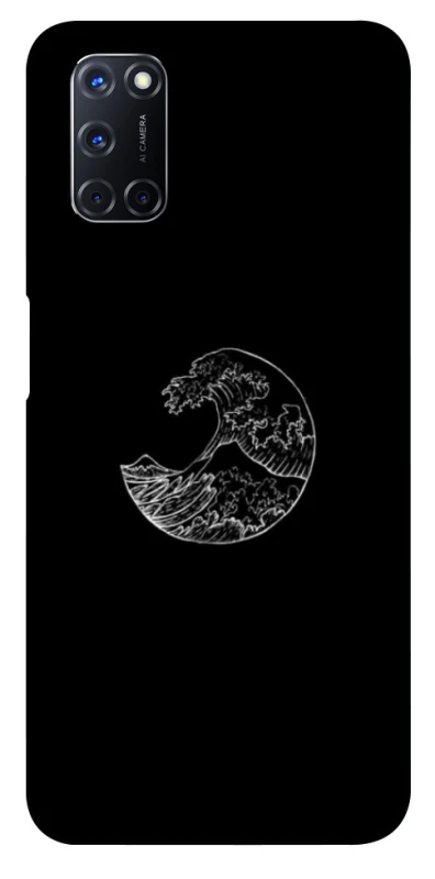 Чохол на Oppo A52 / A72 / A92 Black tsunami фото 1 з 1