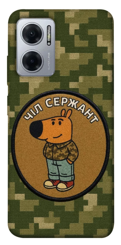 Чехол на Xiaomi Redmi Note 11E Чил сержант фото 1 из 1