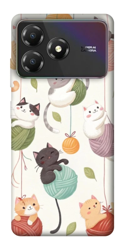 Чехол на ZTE Blade A36 Funny Kittens фото 1 из 1