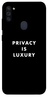 Чехол на Samsung Galaxy M11 Privacy is luxury фото 1 из 1