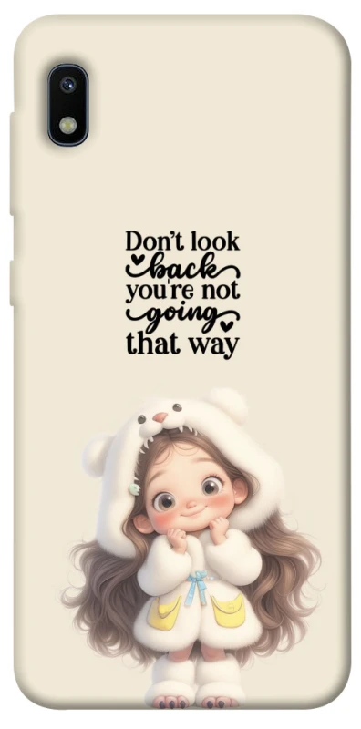 Чохол на Samsung Galaxy A10 (A105F) Don't look back фото 1 з 1