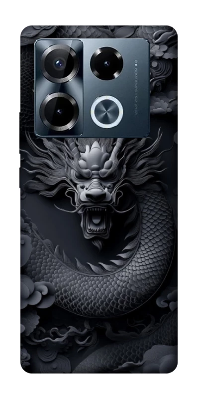 Чохол на Infinix Note 40 Pro 4G black dragon фото 1 з 1