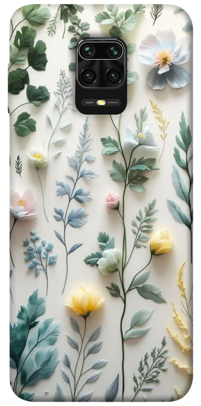 Чохол на Xiaomi Redmi Note 9s / Note 9 Pro / Note 9 Pro Max Floral design ver.4 фото 1 з 1