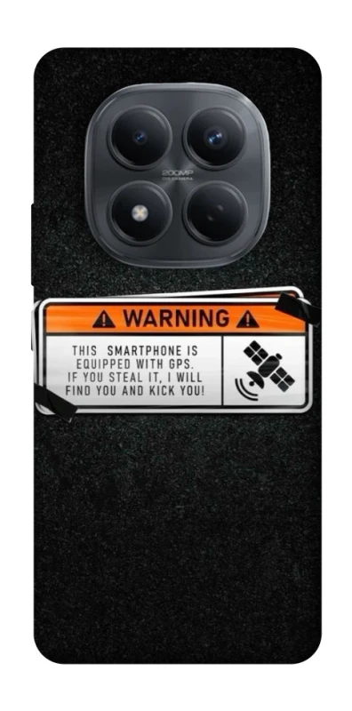 Чохол на Xiaomi Redmi Note 15 Pro 4G Warning фото 1 з 1