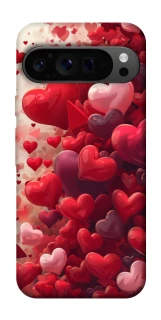 Чехол на Google Pixel 9 Pro Many hearts фото 1 из 1