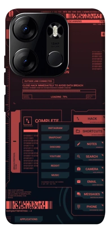 Чехол на Tecno Spark Go 2023 Attention фото 1 из 1