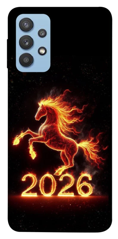 Чохол на Samsung Galaxy M32 Red Fire Horse ver.1 фото 1 з 1