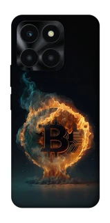 Чохол на Huawei Honor X6a Fire Bitcoin фото 1 з 1