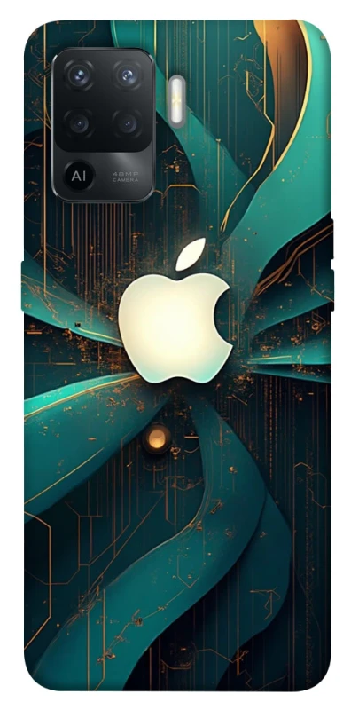 Чохол на Oppo Reno 5 Lite Apple logo ver.4 фото 1 з 1