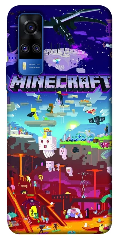 Чохол на Vivo Y51a Minecraft world фото 1 з 1
