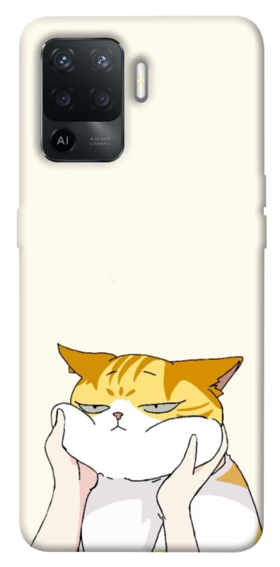 Чохол на Oppo Reno 5 Lite Cat bun фото 1 з 1