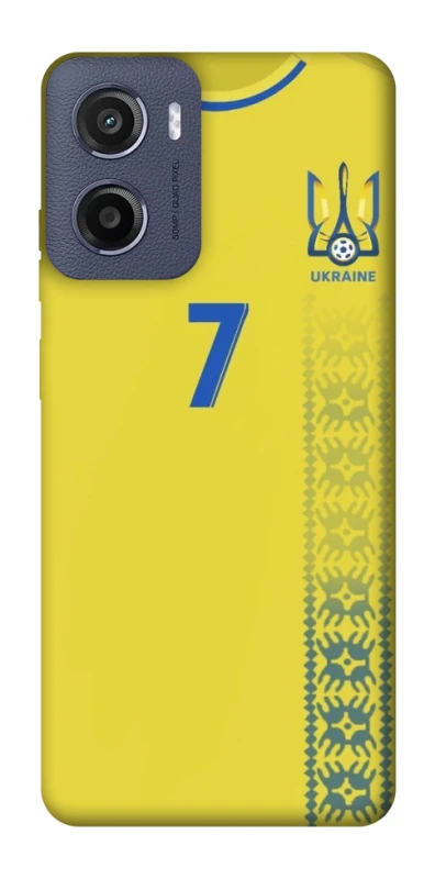 Чехол на Motorola Moto E15 UA-Football ver.3 фото 1 из 1