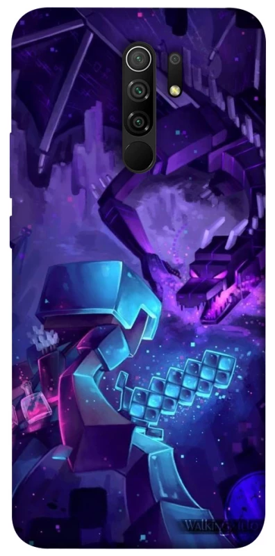 Чохол на Xiaomi Redmi 9 Minecraft dragon фото 1 з 1