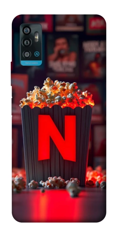 Чохол на ZTE Blade A71 Netflix and popcorn фото 1 з 1