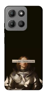 Чехол на Motorola Moto G15 Power Not afraid фото 1 из 1