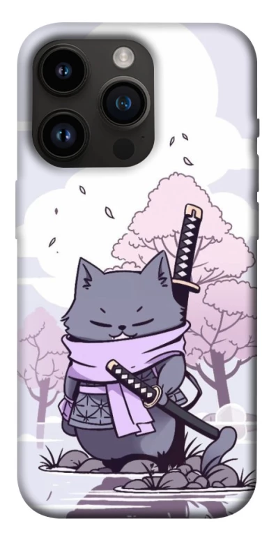 Чохол на Apple iPhone 14 Pro (6.1") Samurai cat фото 1 з 1