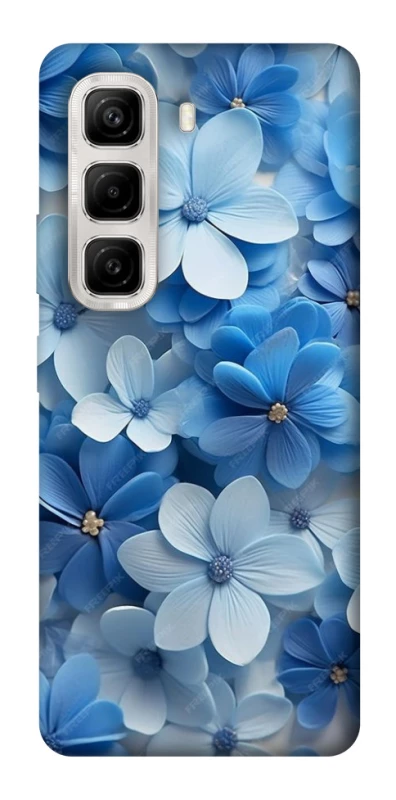 Чехол на Infinix Hot 50 4G Синие цветы фото 1 из 1