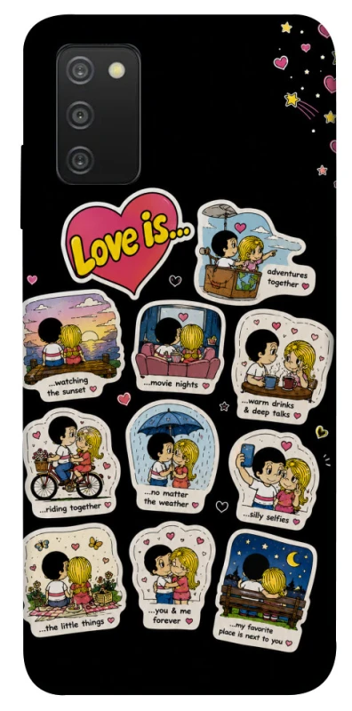 Чохол на Samsung Galaxy A03s Love is ver.4 фото 1 з 1