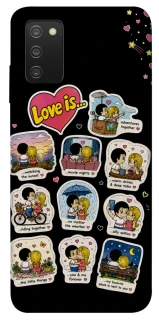 Чехол на Samsung Galaxy A03s Love is ver.4 фото 1 из 1