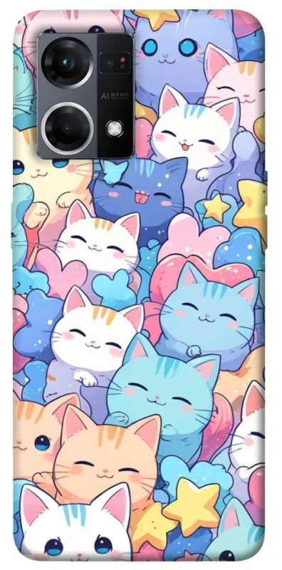 Чохол на Oppo Reno 7 4G Funny Kittens ver.3 фото 1 з 1