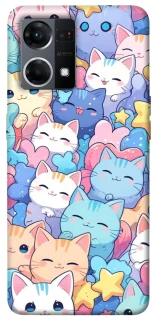 Чехол на Oppo Reno 7 4G Funny Kittens ver.3 фото 1 из 1