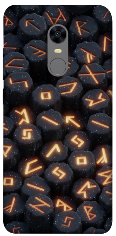 Чехол на Xiaomi Redmi 5 Plus / Redmi Note 5 (Single Camera) Огненые руны фото 1 из 1