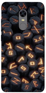 Чехол на Xiaomi Redmi 5 Plus / Redmi Note 5 (Single Camera) Огненые руны фото 1 из 1