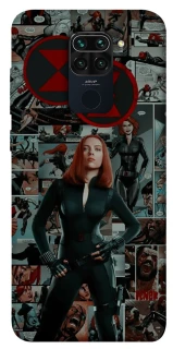 Чохол на Xiaomi Redmi Note 9 / Redmi 10X Black Widow фото 1 з 1