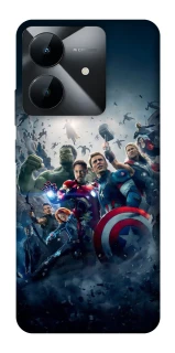 Чехол на Realme Note 60x Marvel heroes фото 1 из 1