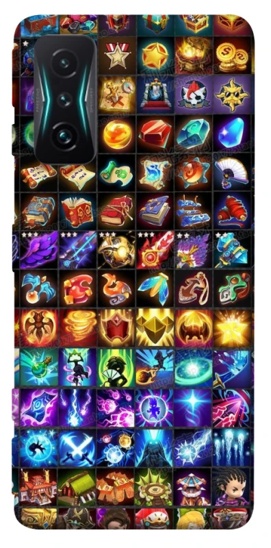 Чохол на Xiaomi Redmi K50 Gaming Abilities menu ver.2 фото 1 з 1