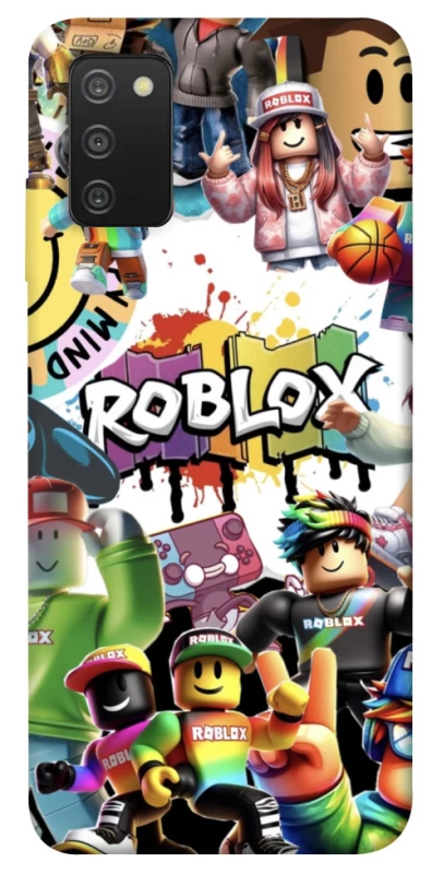 Чохол на Samsung Galaxy A03s Roblox Characters Collage фото 1 з 1