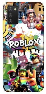 Чехол на Samsung Galaxy A03s Roblox Characters Collage фото 1 из 1