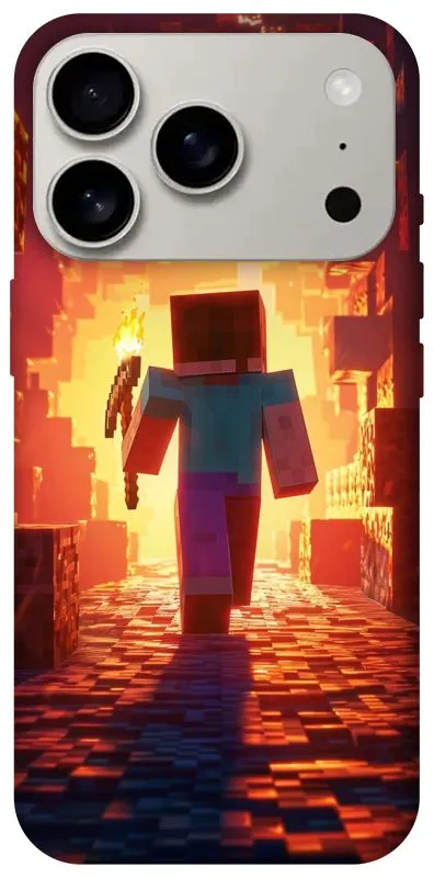 Чехол на Apple iPhone 18 Pro Minecraft adventure фото 2 из 2