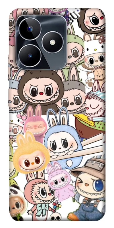 Чохол на Realme C53 All Labubus фото 1 з 1