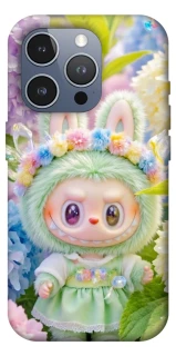 Чохол на Apple iPhone 16 Pro Max Labubu & Flowers ver.2 фото 1 з 1