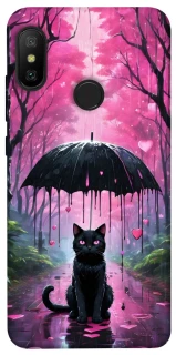 Чохол на Xiaomi Mi A2 Lite / Xiaomi Redmi 6 Pro Black cat фото 1 з 1