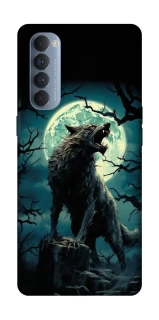 Чохол на Oppo Reno 4 Pro Вовк під місяцем фото 1 з 1