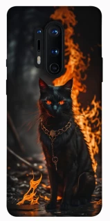 Чехол на OnePlus 8 Pro Огненный кот фото 1 из 1