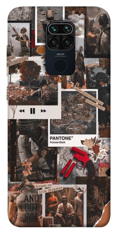 Чехол на Xiaomi Redmi Note 9 / Redmi 10X PUBG Collage фото 1 из 1