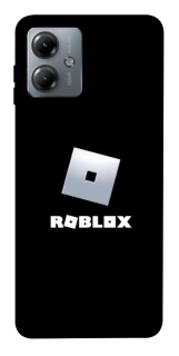 Чехол на Motorola Moto G14 Roblox logo black фото 1 из 1