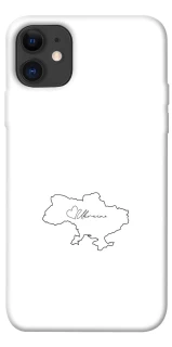 Чохол на Apple iPhone 11 (6.1") Ukraine map фото 1 з 1