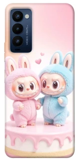 Чехол на TECNO Camon 18 Labubu Twins фото 1 из 1