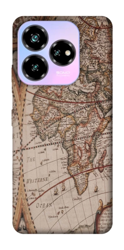 Чохол на ZTE Nubia V60 Desing Карта подорожей фото 1 з 1