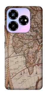 Чехол на ZTE Nubia V60 Desing Карта путешествий фото 1 из 1