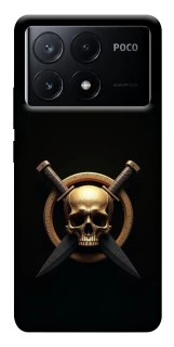 Чохол на Xiaomi Poco X6 Golden Skull фото 1 з 1