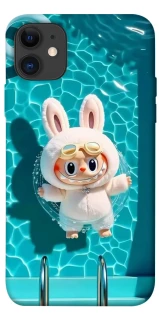 Чехол на Apple iPhone 11 (6.1") Labubu in the pool ver.2 фото 1 из 1